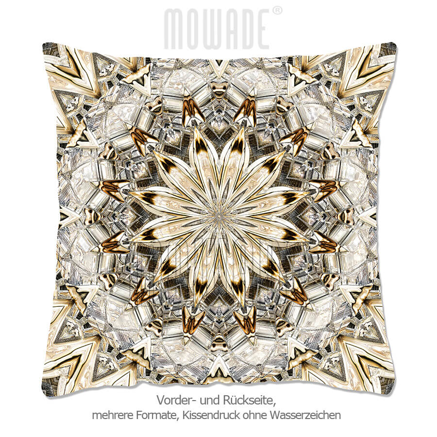elegantes tapetendesign hellblau gold wohnzimmer lounge wellen-motiv