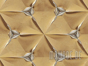 extravagante tapeten sand faltpolygon