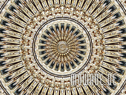 luxus-kissen design palast stuck bild schwarz gold neo-barock