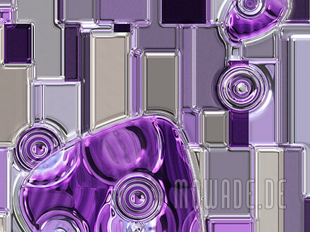 tapetenbild violett grau metall optik vlies kreise