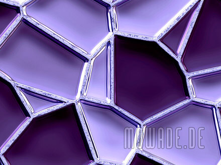 tapetendesign violett mosaik metall optik