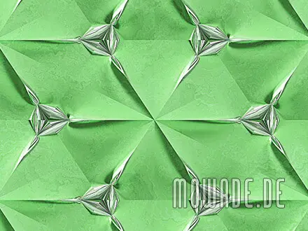 vliestapete hellgruen silber modernes muster