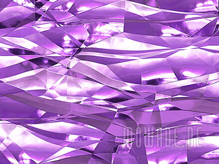 wandgestaltung violett metall-look knitter-crush-optik