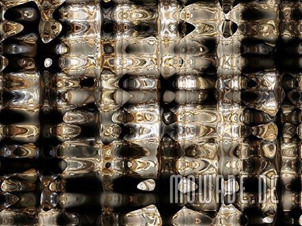 ausgefallene fototapete schwarz gold wohnzimmer bar metall-look