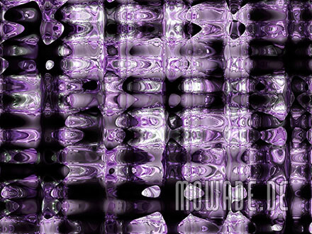 ausgefallenes wanddesign lila schwarz tapete lounge objekt metall-optik