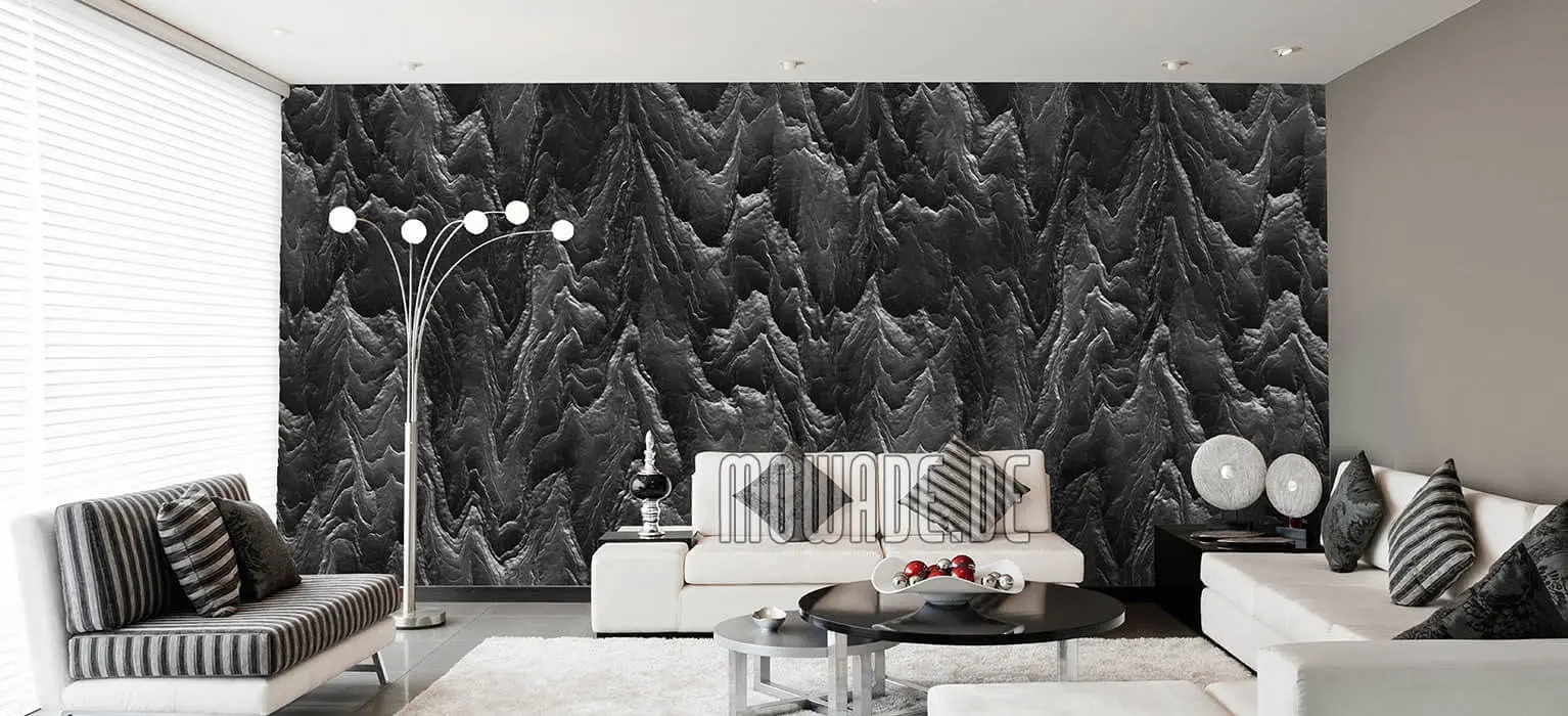 vliestapete schwarz wohnzimmer hotel exklusiv modern abstrakte berglandschaft vliestapete schwarz wohnzimmer hotel exklusiv modern abstrakte berglandschaft