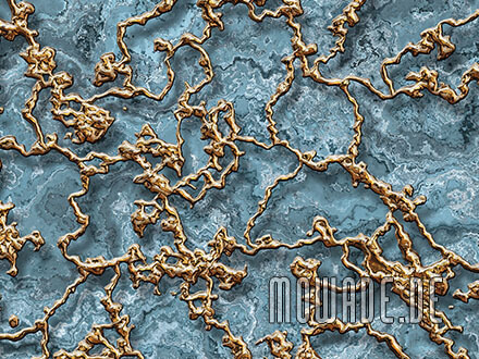 besondere tapete tuerkis gold wohnzimmer 3d-optik