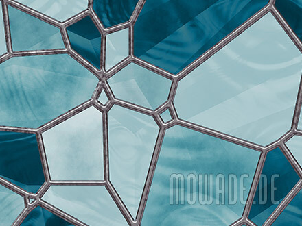 tapeten-design tuerkis mosaik vlies wohnzimmer