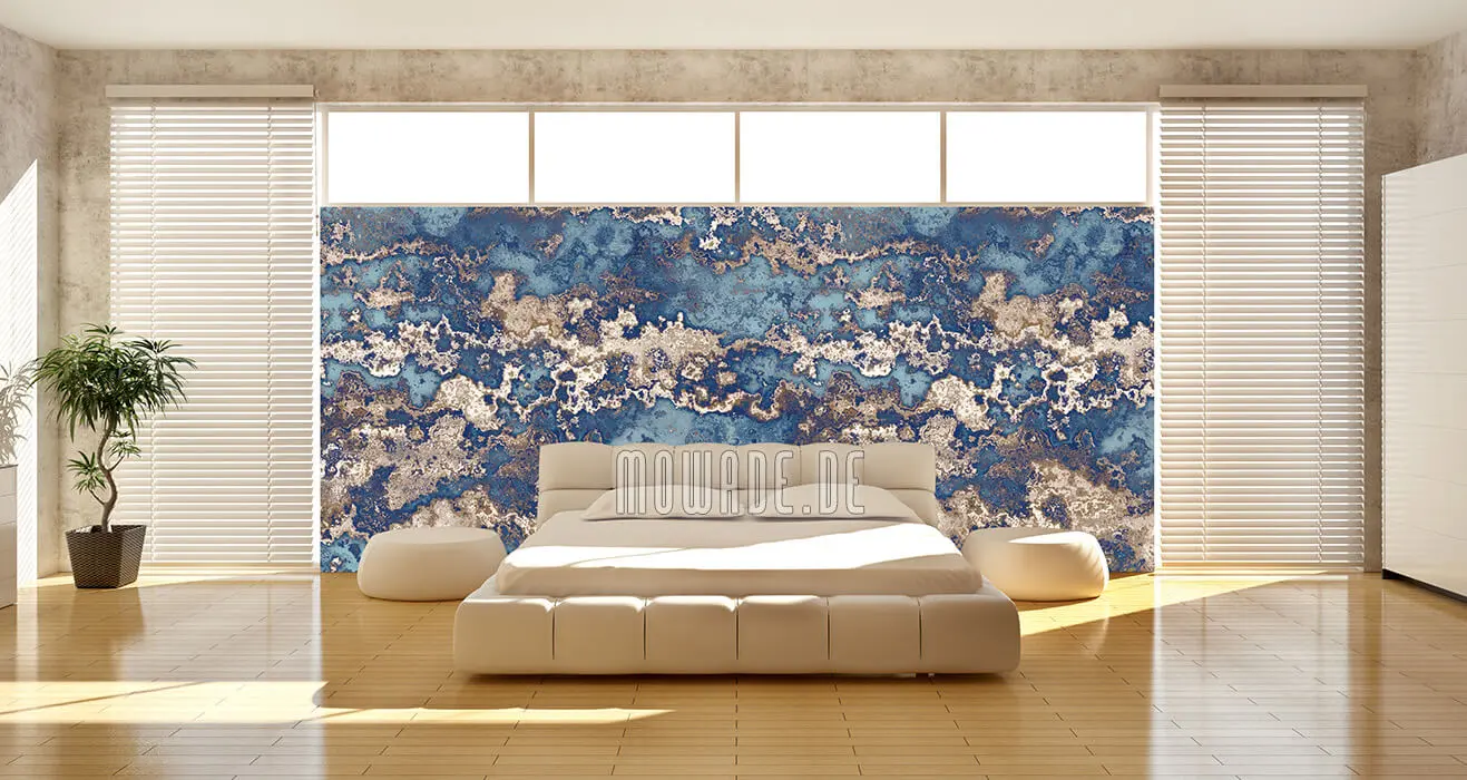 vliestapete blau braun antikes mosaik vliestapete blau braun antikes mosaik