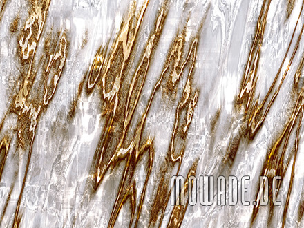 designer-tapete weiss gold glanz-optik schlafzimmer