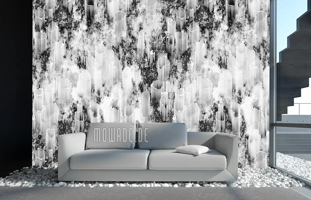 vliestapete grau modern ausgefallen wohnzimmer vliestapete grau modern ausgefallen wohnzimmer