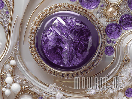 extravagante vliestapete violett weiss gold hotel