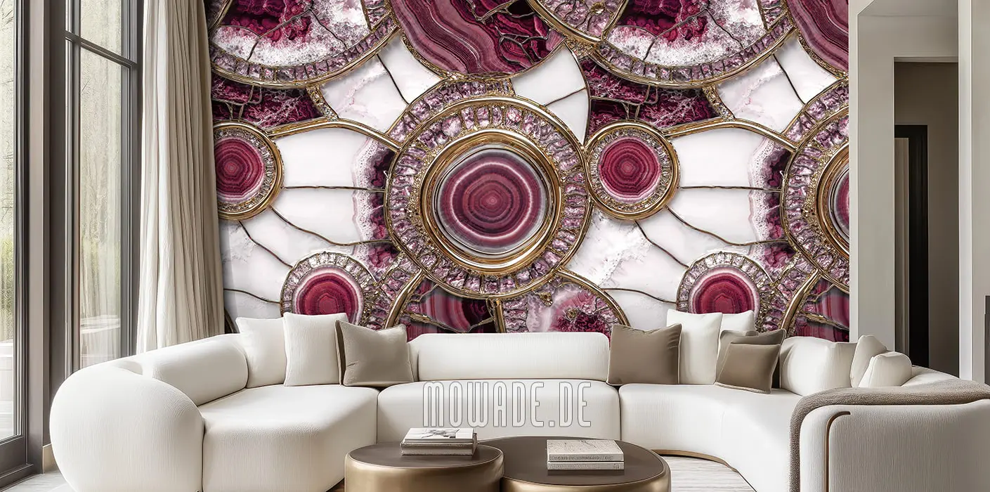 wallpaper non-woven red gold white elegant agate wallpaper non-woven red gold white elegant agate