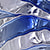 fototapete metall-optik blau weiss streifen knitter